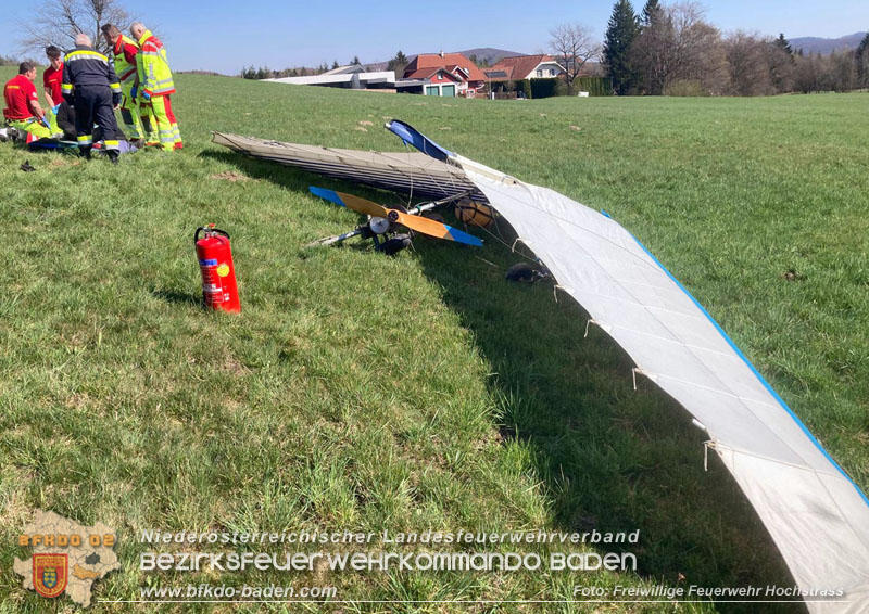 20250404_Motordrachenabsturz im Bereich Hochstrass-Schwabendrfl   Foto: Freiwillige Feuerwehr Hochstrass