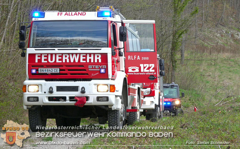 20250405_Kletterunfall im Helenental bei Sattelbach Gemeinde Heiligenkreuz   Foto: Stefan Schneider BFKDO BADEN