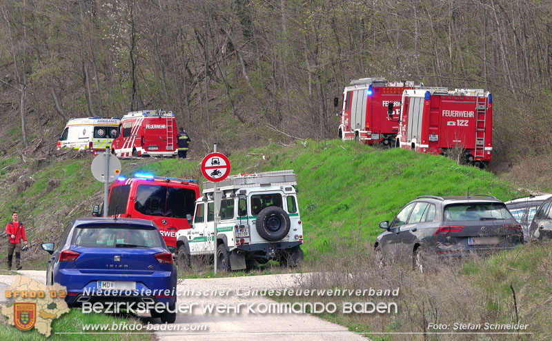 20250405_Kletterunfall im Helenental bei Sattelbach Gemeinde Heiligenkreuz   Foto: Stefan Schneider BFKDO BADEN
