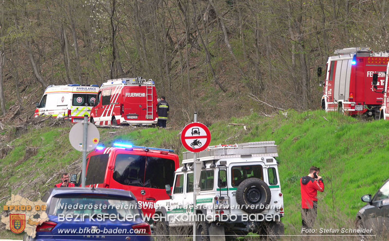 20250405_Kletterunfall im Helenental bei Sattelbach Gemeinde Heiligenkreuz   Foto: Stefan Schneider BFKDO BADEN