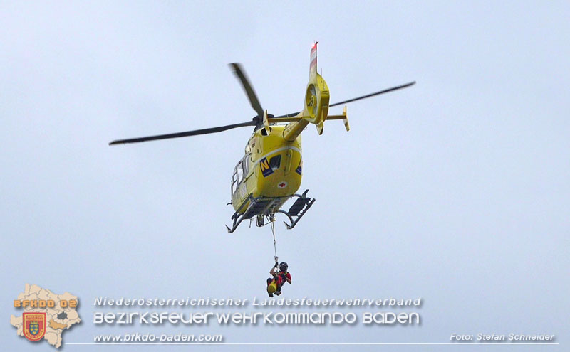 20250405_Kletterunfall im Helenental bei Sattelbach Gemeinde Heiligenkreuz   Foto: Stefan Schneider BFKDO BADEN
