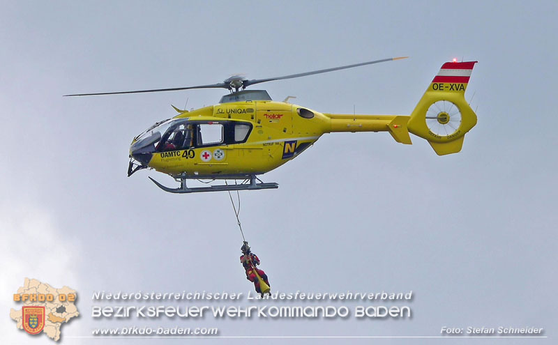 20250405_Kletterunfall im Helenental bei Sattelbach Gemeinde Heiligenkreuz   Foto: Stefan Schneider BFKDO BADEN