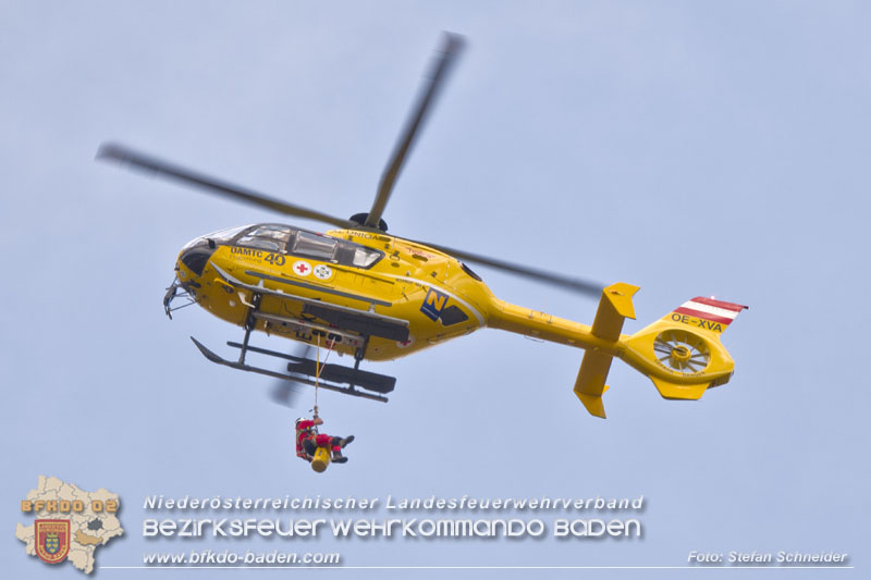 20250405_Kletterunfall im Helenental bei Sattelbach Gemeinde Heiligenkreuz   Foto: Stefan Schneider BFKDO BADEN