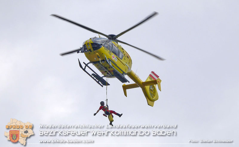 20250405_Kletterunfall im Helenental bei Sattelbach Gemeinde Heiligenkreuz   Foto: Stefan Schneider BFKDO BADEN