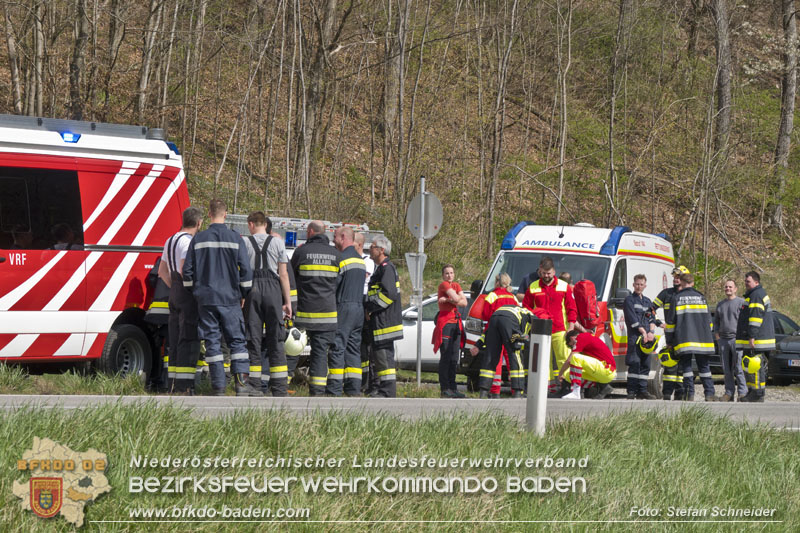 20250405_Kletterunfall im Helenental bei Sattelbach Gemeinde Heiligenkreuz  Foto: Stefan Schneider BFKDO BADEN