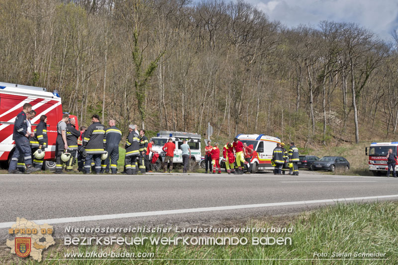 20250405_Kletterunfall im Helenental bei Sattelbach Gemeinde Heiligenkreuz  Foto: Stefan Schneider BFKDO BADEN
