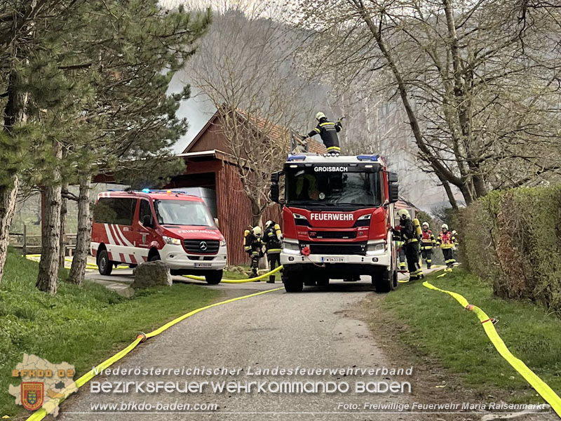 20250405_Brand auf dem Areal eines Pferdehofs in Maria Raisenmarkt Gemeinde Alland   Foto: Magdalena Freiller FF Maria Raisenmarkt