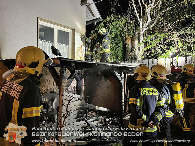 20250409_Nächtlicher Brand in Hirtenberg Foto: Freiwillige Feuerwehr Hirtenberg 20250409_Nächtlicher Brand in Hirtenberg Foto: Freiwillige Feuerwehr Hirtenberg