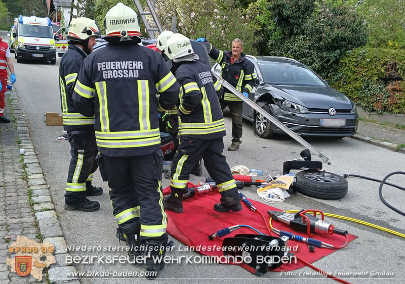 20250417_Verkehrsunfall mit Personenrettung in Großau NÖ Foto: Freiwillige Feuerwehr Großau 20250417_Verkehrsunfall mit Personenrettung in Großau NÖ Foto: Freiwillige Feuerwehr Großau