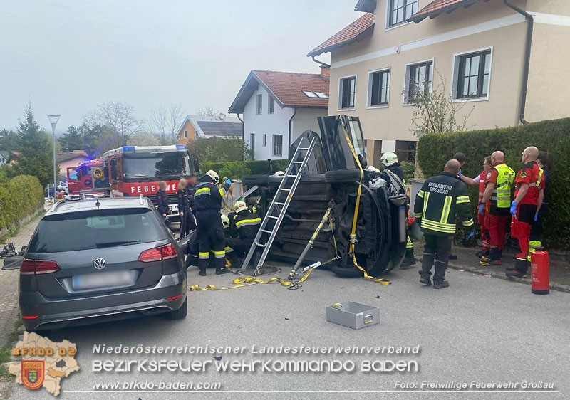 20250417_Verkehrsunfall mit Personenrettung in Großau NÖ Foto: Freiwillige Feuerwehr Großau 20250417_Verkehrsunfall mit Personenrettung in Großau NÖ Foto: Freiwillige Feuerwehr Großau