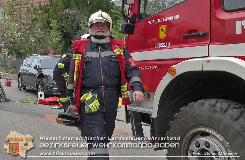 20250417_Verkehrsunfall mit Personenrettung in Großau NÖ Foto: Stefan Schneider BFKDO BADEN 20250417_Verkehrsunfall mit Personenrettung in Großau NÖ Foto: Stefan Schneider BFKDO BADEN