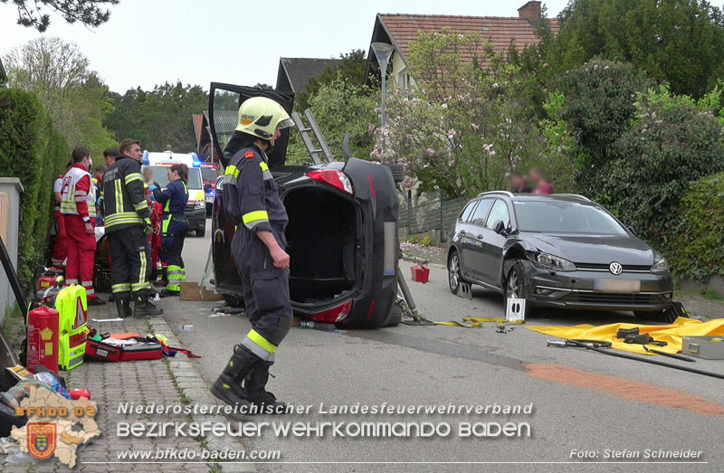 20250417_Verkehrsunfall mit Personenrettung in Großau NÖ Foto: Stefan Schneider BFKDO BADEN 20250417_Verkehrsunfall mit Personenrettung in Großau NÖ Foto: Stefan Schneider BFKDO BADEN