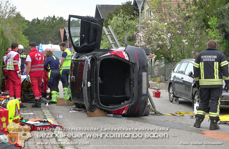 20250417_Verkehrsunfall mit Personenrettung in Großau NÖ Foto: Stefan Schneider BFKDO BADEN 20250417_Verkehrsunfall mit Personenrettung in Großau NÖ Foto: Stefan Schneider BFKDO BADEN