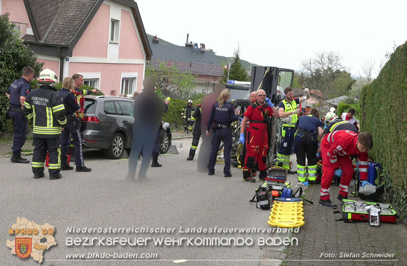 20250417_Verkehrsunfall mit Personenrettung in Großau NÖ Foto: Stefan Schneider BFKDO BADEN 20250417_Verkehrsunfall mit Personenrettung in Großau NÖ Foto: Stefan Schneider BFKDO BADEN