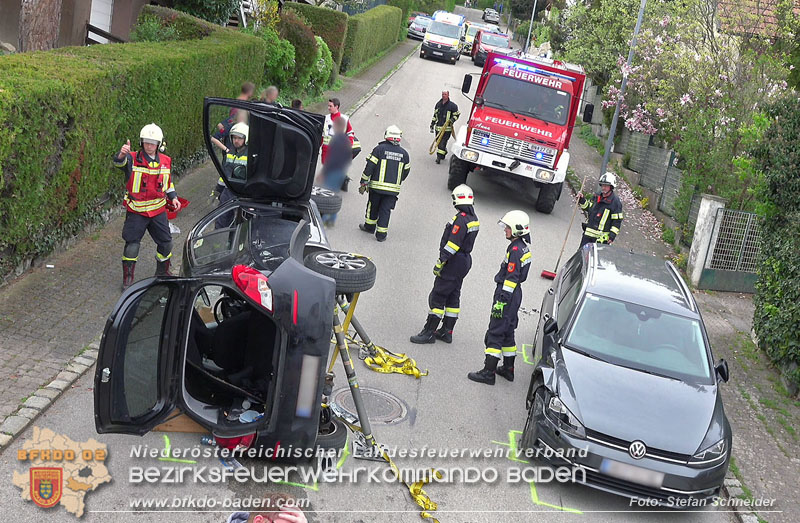 20250417_Verkehrsunfall mit Personenrettung in Großau NÖ Foto: Stefan Schneider BFKDO BADEN 20250417_Verkehrsunfall mit Personenrettung in Großau NÖ Foto: Stefan Schneider BFKDO BADEN