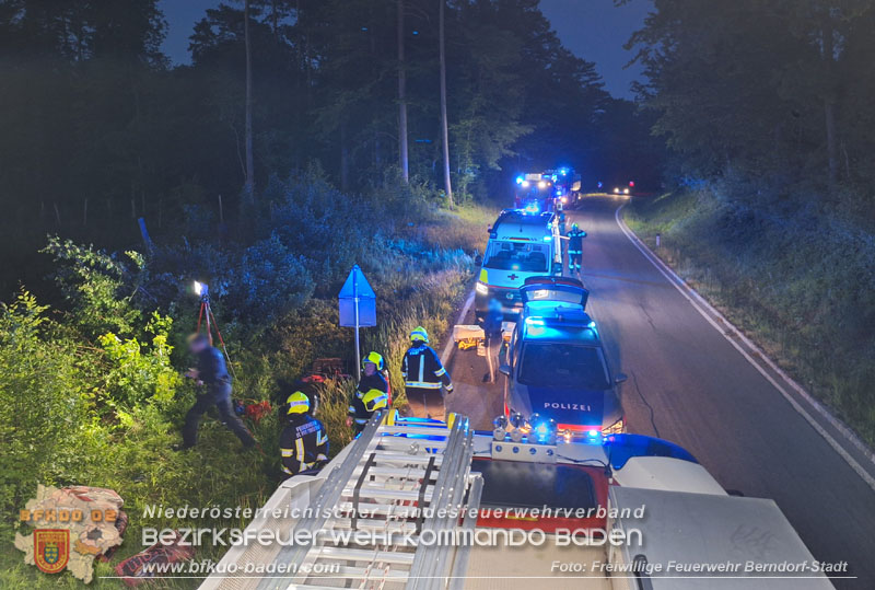 20250520_Langwierige Suche der Unfallstelle bei Berndorf Foto: Florian Stadler FF Berndorf-Stadt 20250520_Langwierige Suche der Unfallstelle bei Berndorf Foto: Florian Stadler FF Berndorf-Stadt