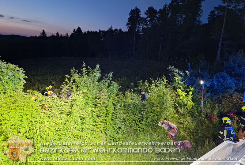 20250520_Langwierige Suche der Unfallstelle bei Berndorf Foto: Florian Stadler FF Berndorf-Stadt 20250520_Langwierige Suche der Unfallstelle bei Berndorf Foto: Florian Stadler FF Berndorf-Stadt