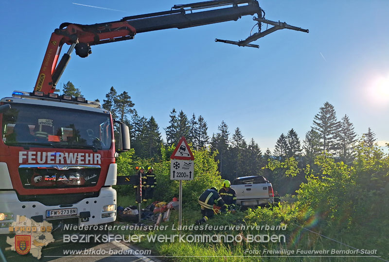 20250520_Langwierige Suche der Unfallstelle bei Berndorf Foto: Florian Stadler FF Berndorf-Stadt 20250520_Langwierige Suche der Unfallstelle bei Berndorf Foto: Florian Stadler FF Berndorf-Stadt