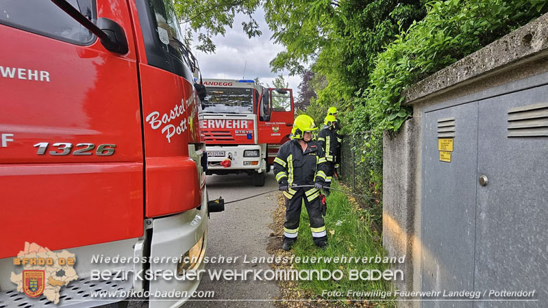20250530_Garagenbrand - Feuerwehr verhindert Übergreifen auf Wohnräume Foto: Freiwillige Feuerwehr Landegg/Pottendorf 20250530_Garagenbrand - Feuerwehr verhindert Übergreifen auf Wohnräume Foto: Freiwillige Feuerwehr Landegg/Pottendorf