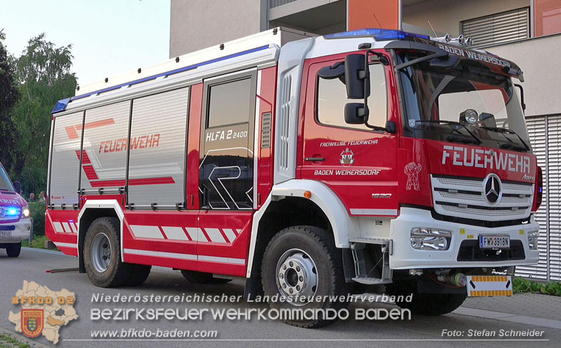 20250613_Feuerwehreinsatz wegen Gebrechen in Tankanlage für ein Notstromaggregat Foto: Stefan Schneider BFKDO BADEN 20250613_Feuerwehreinsatz wegen Gebrechen in Tankanlage für ein Notstromaggregat Foto: Stefan Schneider BFKDO BADEN