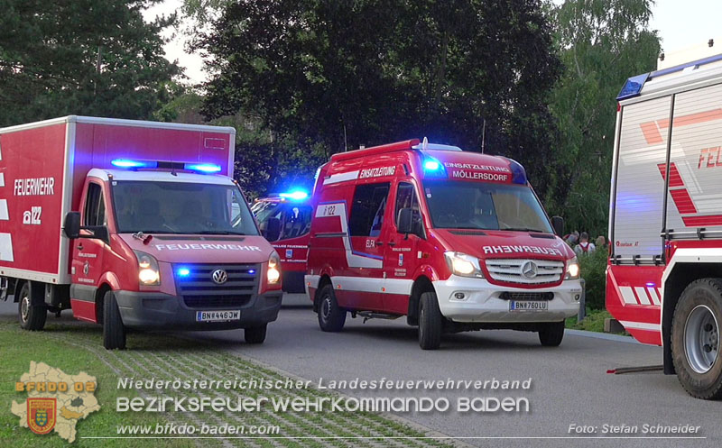 20250613_Feuerwehreinsatz wegen Gebrechen in Tankanlage für ein Notstromaggregat Foto: Stefan Schneider BFKDO BADEN 20250613_Feuerwehreinsatz wegen Gebrechen in Tankanlage für ein Notstromaggregat Foto: Stefan Schneider BFKDO BADEN