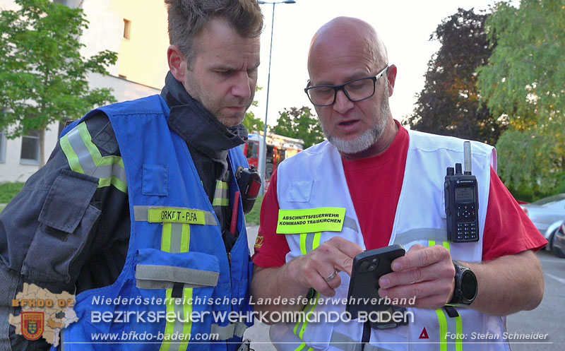 20250613_Feuerwehreinsatz wegen Gebrechen in Tankanlage für ein Notstromaggregat Foto: Stefan Schneider BFKDO BADEN 20250613_Feuerwehreinsatz wegen Gebrechen in Tankanlage für ein Notstromaggregat Foto: Stefan Schneider BFKDO BADEN
