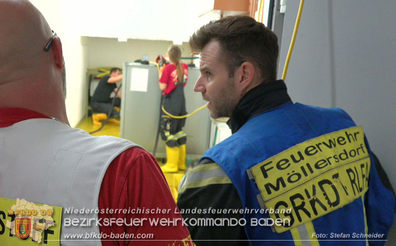 20250613_Feuerwehreinsatz wegen Gebrechen in Tankanlage für ein Notstromaggregat Foto: Stefan Schneider BFKDO BADEN 20250613_Feuerwehreinsatz wegen Gebrechen in Tankanlage für ein Notstromaggregat Foto: Stefan Schneider BFKDO BADEN