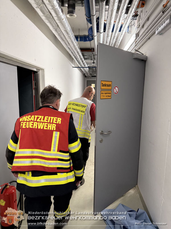 20250613_Feuerwehreinsatz wegen Gebrechen in Tankanlage für ein Notstromaggregat  Foto: Stefan Schneider BFKDO BADEN