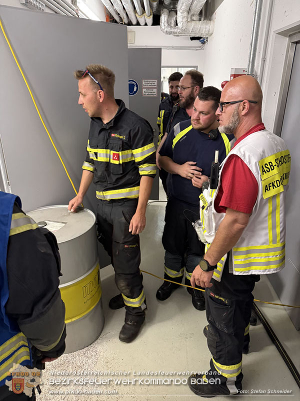 20250613_Feuerwehreinsatz wegen Gebrechen in Tankanlage für ein Notstromaggregat  Foto: Stefan Schneider BFKDO BADEN