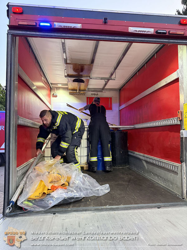 20250613_Feuerwehreinsatz wegen Gebrechen in Tankanlage für ein Notstromaggregat  Foto: Stefan Schneider BFKDO BADEN