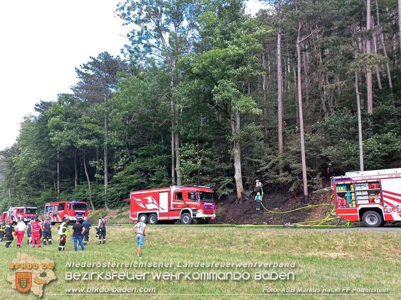 20250623_Waldbrand in Grabenweg bei Pottenstein Foto: ASB Markus Hackl 20250623_Waldbrand in Grabenweg bei Pottenstein Foto: ASB Markus Hackl