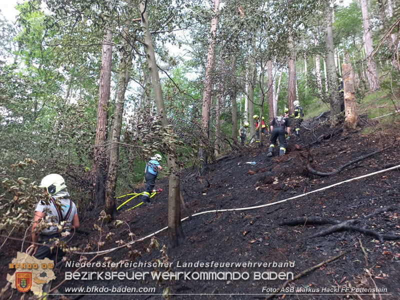 20250623_Waldbrand in Grabenweg bei Pottenstein Foto: ASB Markus Hackl 20250623_Waldbrand in Grabenweg bei Pottenstein Foto: ASB Markus Hackl