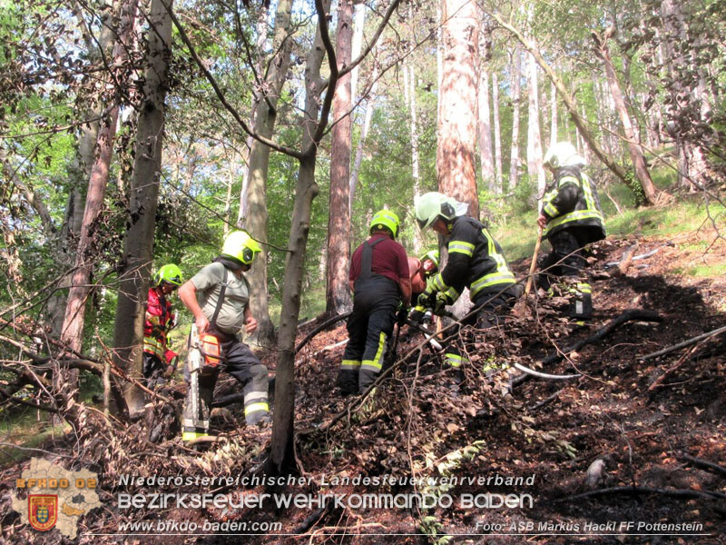 20250623_Waldbrand in Grabenweg bei Pottenstein Foto: ASB Markus Hackl 20250623_Waldbrand in Grabenweg bei Pottenstein Foto: ASB Markus Hackl