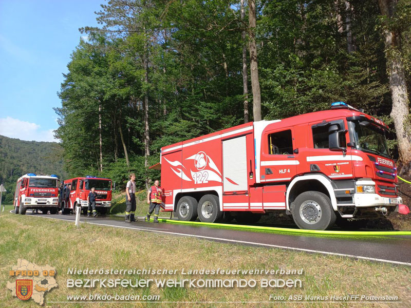 20250623_Waldbrand in Grabenweg bei Pottenstein Foto: ASB Markus Hackl 20250623_Waldbrand in Grabenweg bei Pottenstein Foto: ASB Markus Hackl