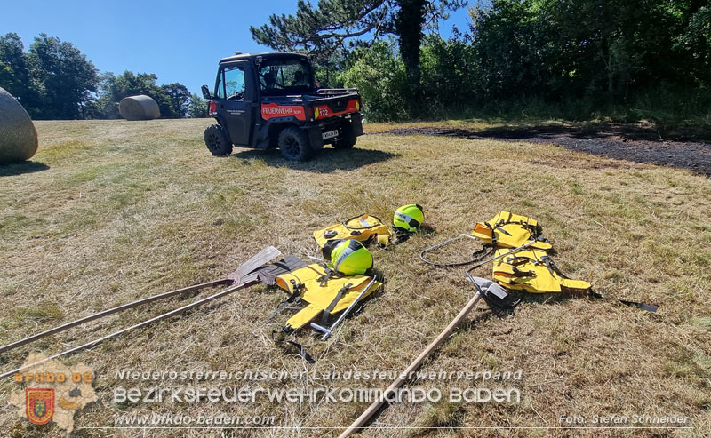 20250701_Brand auf einer Wiese direkt neben Waldgebiet in Schwarzensee  Foto: Stefan Schneider BFKDO BADEN