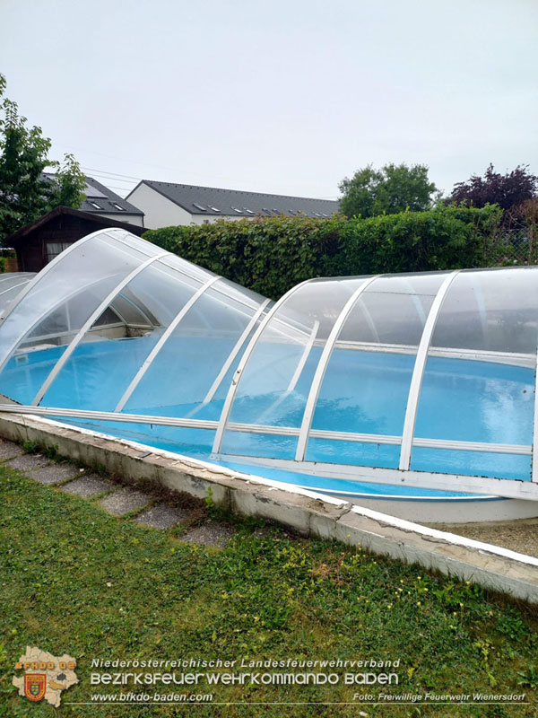 20250707_Erneute Unwetterfront ber dem Bezirk BADEN - Wienersdorf