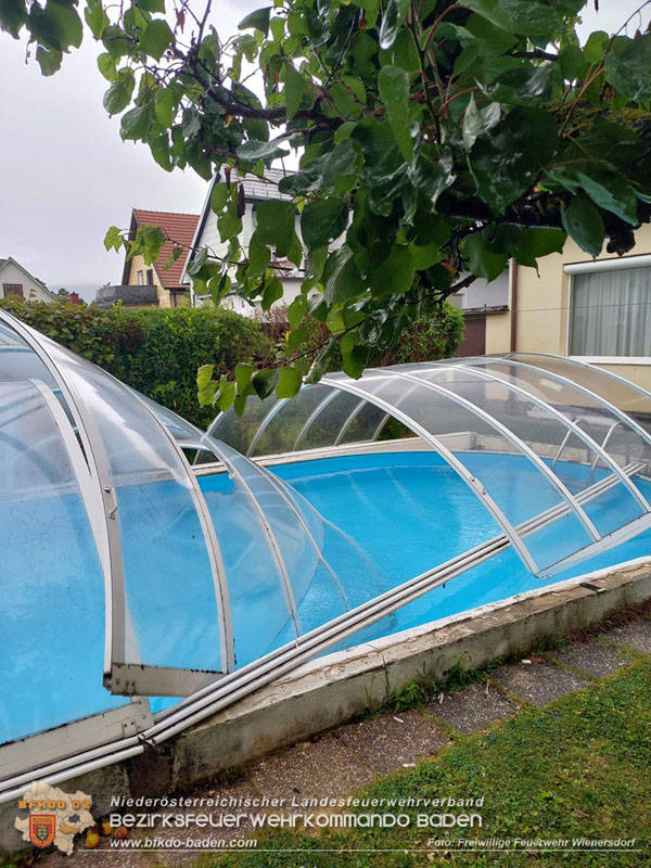 20250707_Erneute Unwetterfront ber dem Bezirk BADEN - Wienersdorf