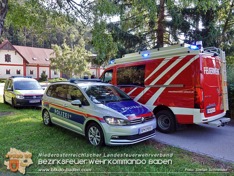 20250719_Erfolgreiche Personensuche nach Verkehrsunfall auf der LB11 Foto: Stefan Schneider BFKDO BADEN
