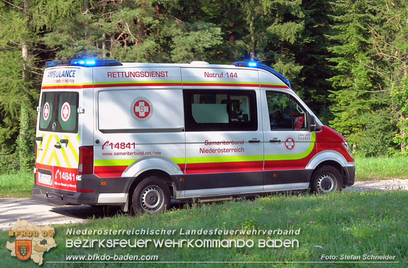 20250719_Erfolgreiche Personensuche nach Verkehrsunfall auf der LB11 Foto: Stefan Schneider BFKDO BADEN 20250719_Erfolgreiche Personensuche nach Verkehrsunfall auf der LB11 Foto: Stefan Schneider BFKDO BADEN