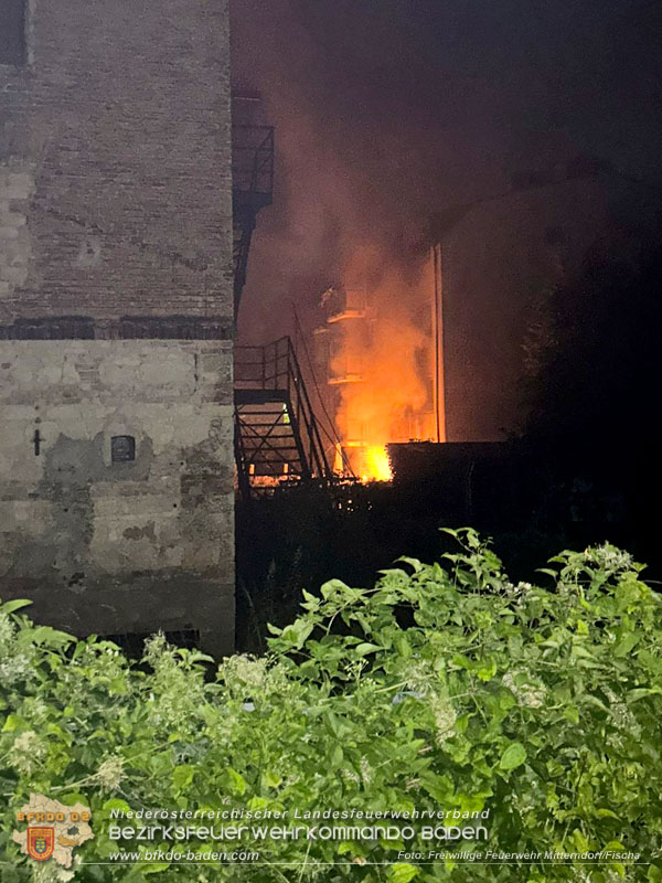 20250723_Brand griff auf Wohnung über in Mitterndorf an der Fischa