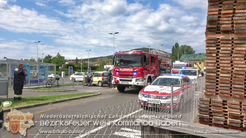 20250723_Verkehrsunfall in Bad Vöslau Foto: Stefan Schneider BFKDO BADEN 20250723_Verkehrsunfall in Bad Vöslau Foto: Stefan Schneider BFKDO BADEN