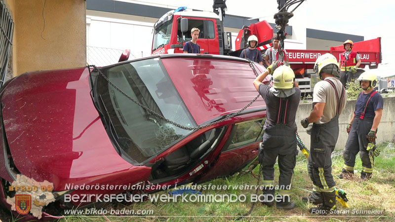 20250723_Verkehrsunfall in Bad Vöslau Foto: Stefan Schneider BFKDO BADEN 20250723_Verkehrsunfall in Bad Vöslau Foto: Stefan Schneider BFKDO BADEN
