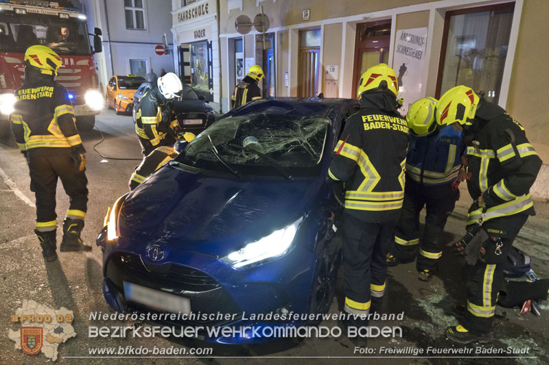 20250805_Fahrzeugüberschlag im Badener Stadtgebiet  Foto: Stefan Schneider FF Baden-Stadt