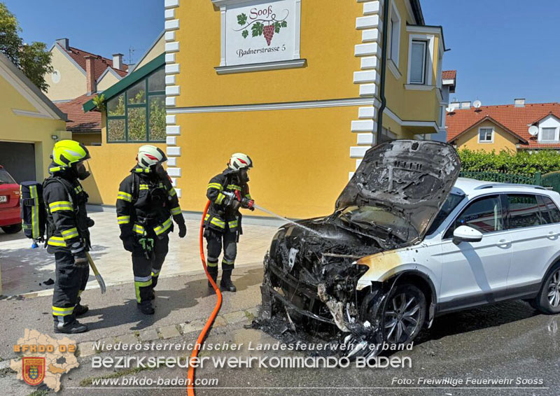 20250810_Fahrzeugbrand im Ortsgebiet von Soo   Foto: Freiwillige Feuerwehr Soo