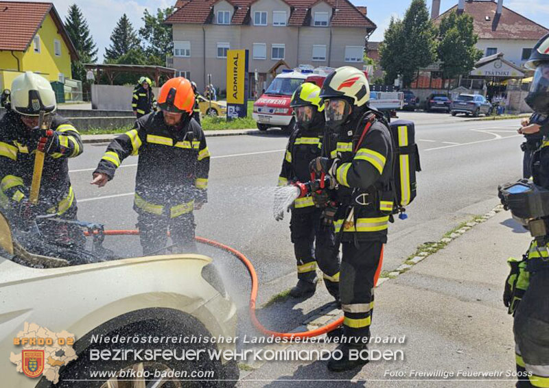 20250810_Fahrzeugbrand im Ortsgebiet von Soo   Foto: Freiwillige Feuerwehr Soo