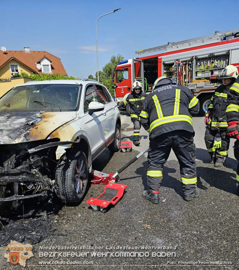 20250810_Fahrzeugbrand im Ortsgebiet von Soo   Foto: Freiwillige Feuerwehr Soo