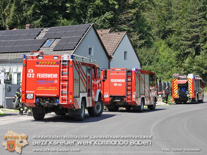 20250815_Wohnhausbrand am Ortsrand von Pottenstein  Foto: Stefan Schneider BFK BADEN