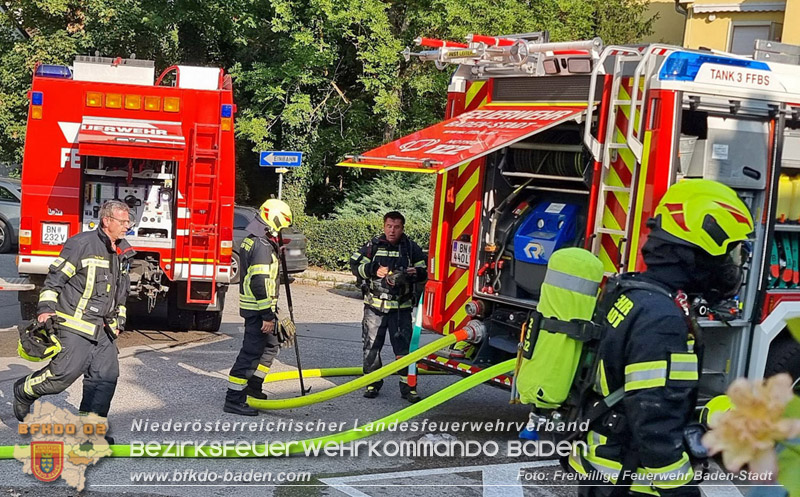 20250816_Wohnungsbrand in Baden Foto: Freiwillige Feuerwehr Baden-Stadt / Stefan Schneider
