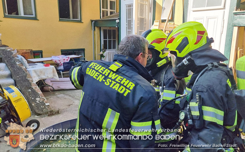 20250816_Wohnungsbrand in Baden Foto: Freiwillige Feuerwehr Baden-Stadt / Stefan Schneider