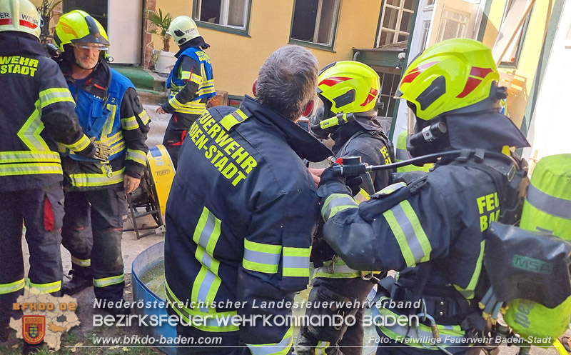 20250816_Wohnungsbrand in Baden Foto: Freiwillige Feuerwehr Baden-Stadt / Stefan Schneider